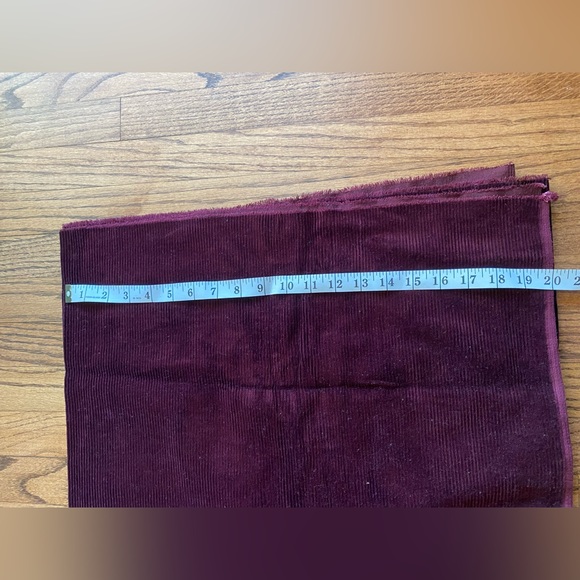 Maroon Corduroy Fabric - Picture 2 of 4